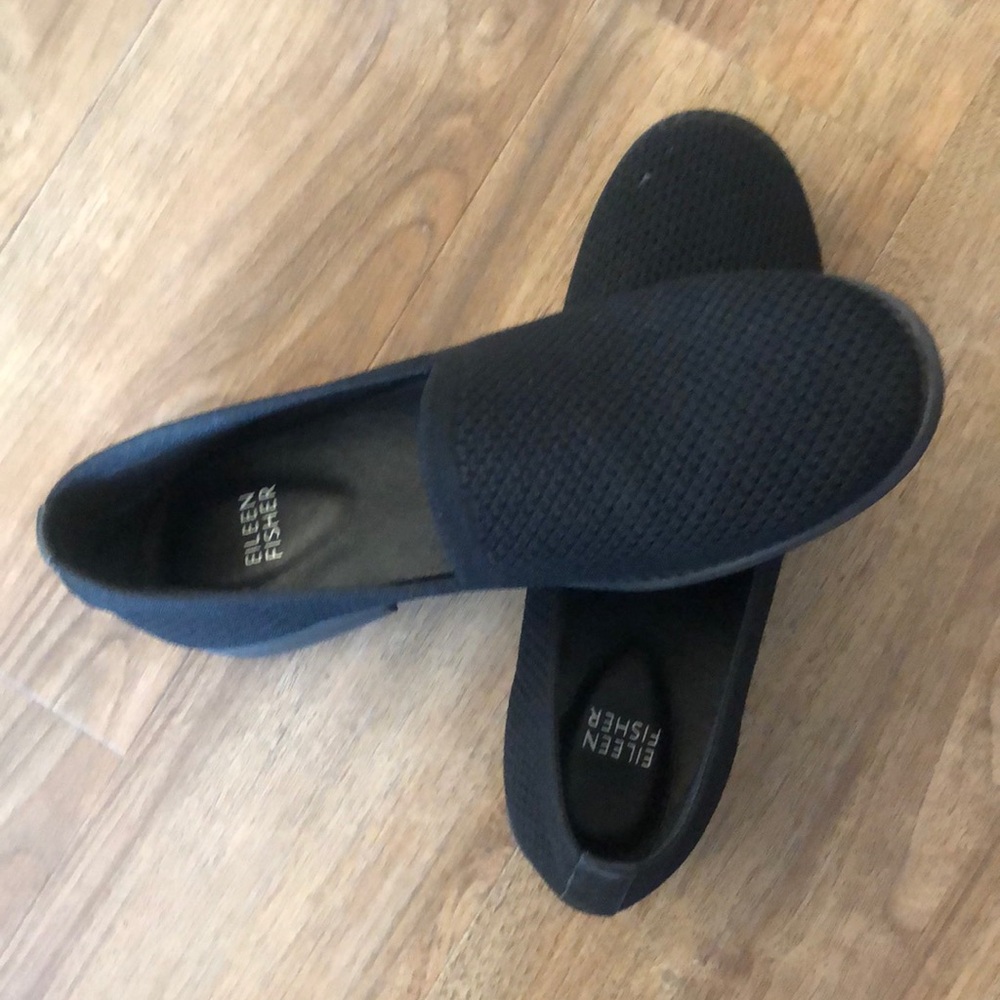 Eileen Fisher knit slip on shoes ALMOST NEW